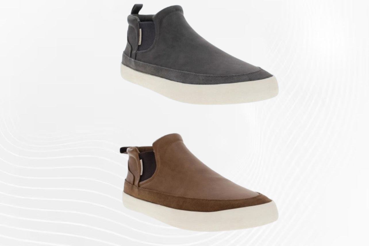 Staheekum Men's Blakley Chelsea Ankle Shoes Color Brown/Grey