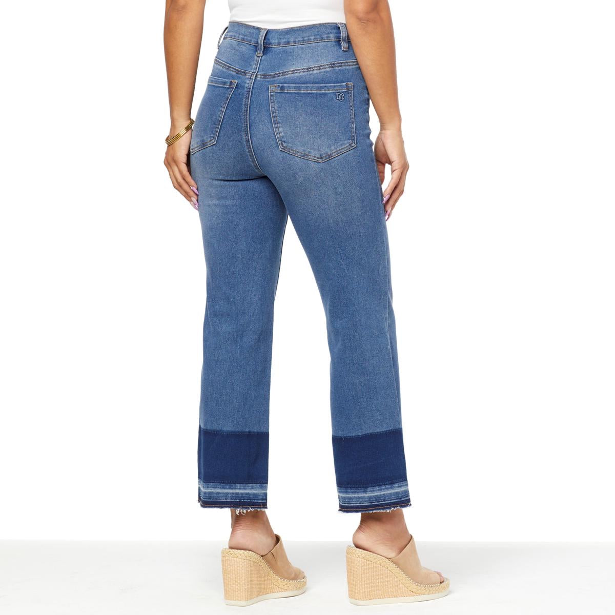 DG2 by Diane Gilman Virtual Stretch Cropped Wide-Leg Jean.