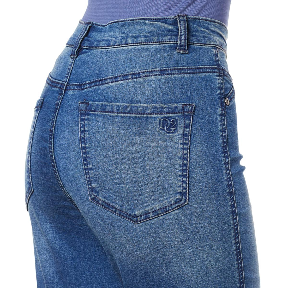 DG2 by Diane Gilman Women’s FLEXstretch Denim Seamed Straight Ankle Jean Women's -794-616