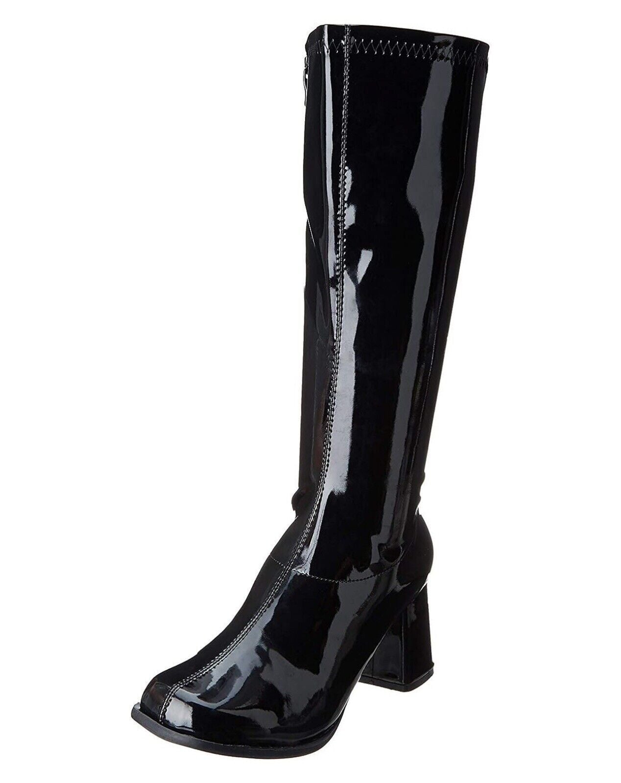 Ellie 3" Heel Wide Width Gogo Boots With Zipper Adult Women Shoes Gogo/W Sz 9