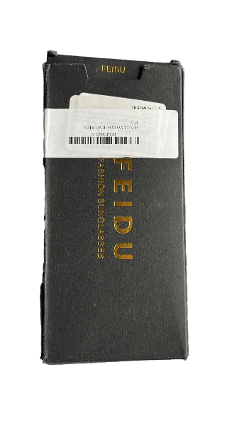 Feidu Women's Black Sunglasses ( Set of 2 )