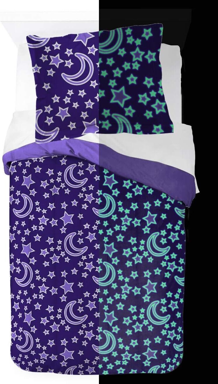Jay Franco Trend Collector Starry NightGlow Toddler Comfort Resistant Microfiber
