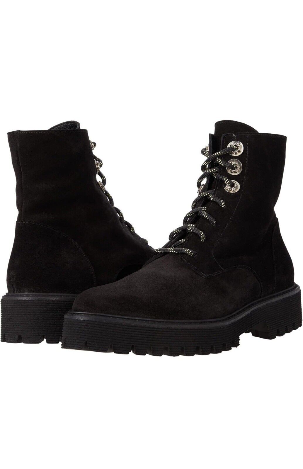 Freda Salvador EMI Black Suede/Hardware Size 9.5US