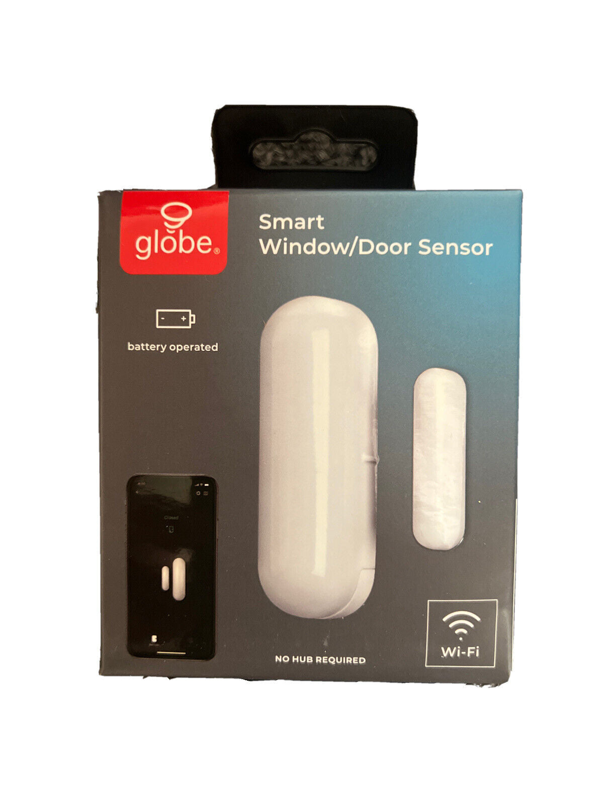Globe Electric 50274 White Wi-Fi CR2-3V Smart Door and Window Sensor