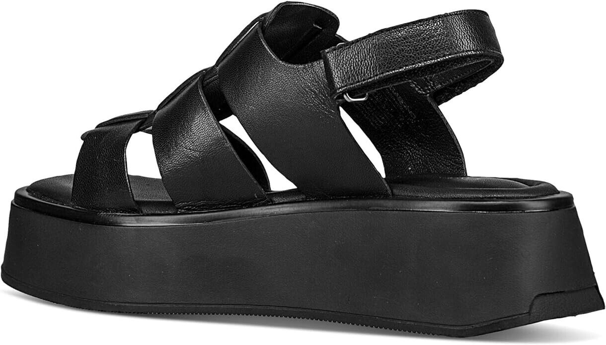 Vagabond Shoemakers Courtney Fisherman Flatform (Black/ SIZE 9