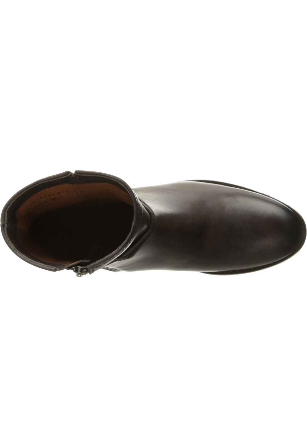 Frye Womens Melissa Seam Short Slate Leather Slim Bootie Shoe 6.5 M