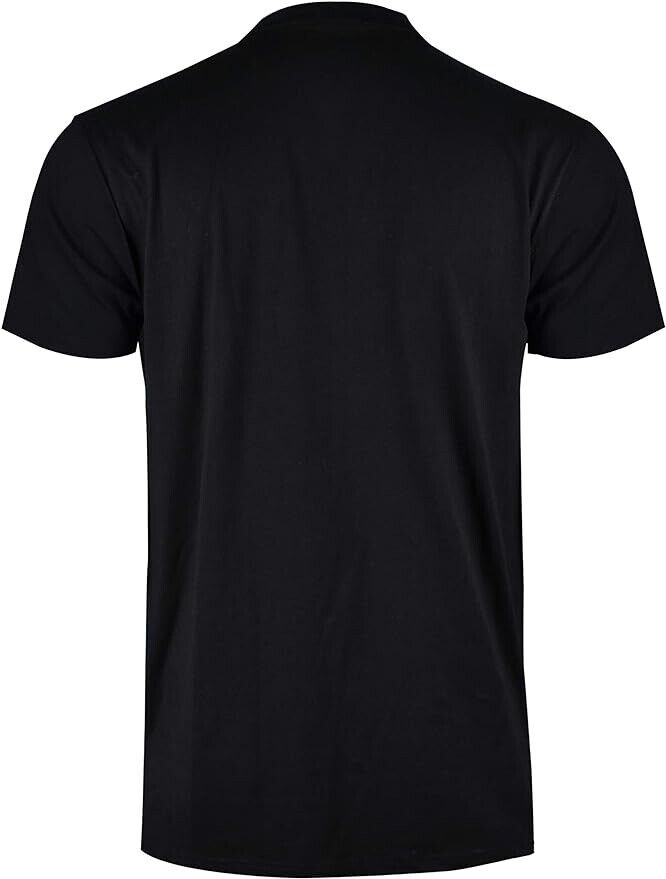SCREENSHOTBRAND-S11908 Mens Tee Longline Street Designer Cartoon Print-Black S