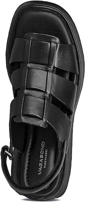 Vagabond Shoemakers Courtney Fisherman Flatform (Black/ SIZE 9