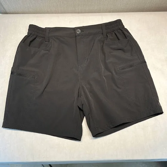 Willit Black Shorts Button Front Size Medium Cargo Pockets Hiking Outdoors