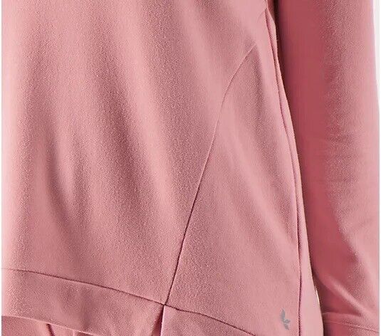 Koolaburra by UGG Women's Top Sz S Marshmallow Jersey Long-Sleeve Pink A294588