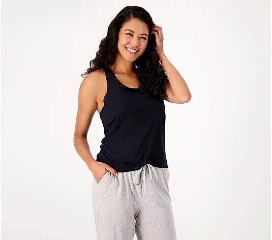 Breezies Air Effects Racerback Tank Black