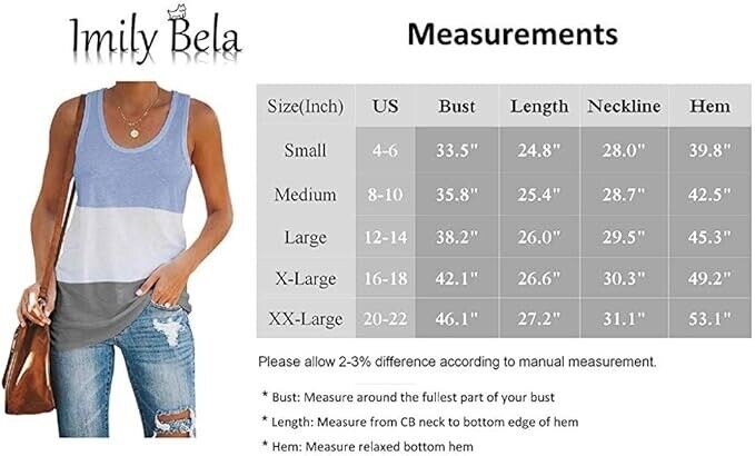 Imily Bela Womens Summer Henley Tank Tops Basic Solid ( Blue , M )