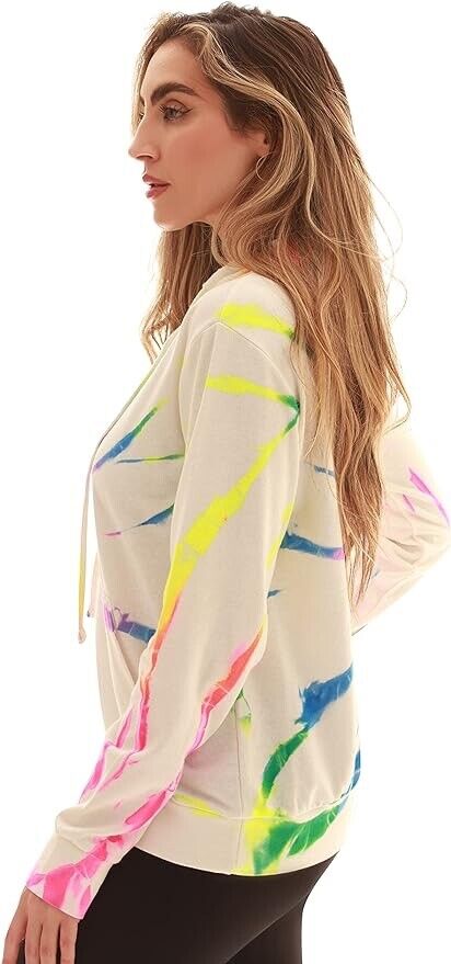 Just Love Loop Terry Tie Dye Hoodie for Women 6922-10644-S