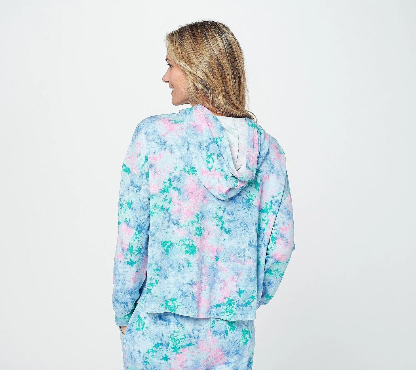 Candace Cameron Bure The Malibu Lounge Hoodie (Tie Dye, S) A396643