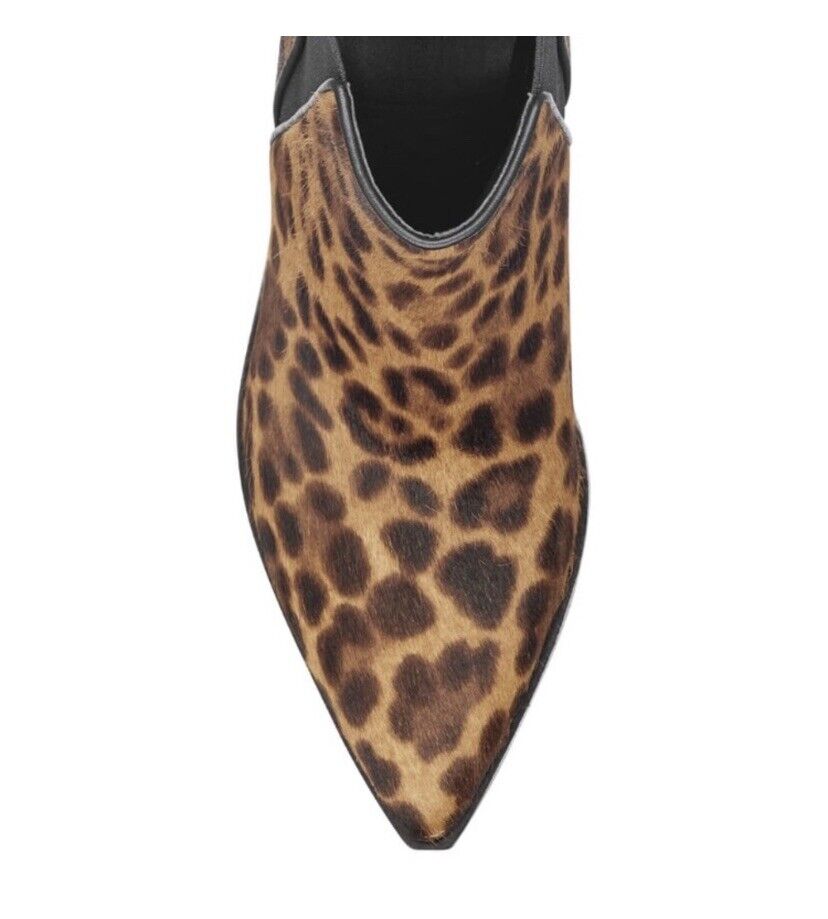 Marc Fisher Women's Animal Print Mlyalely Genuine Calf Hair Boot Sz 5M
