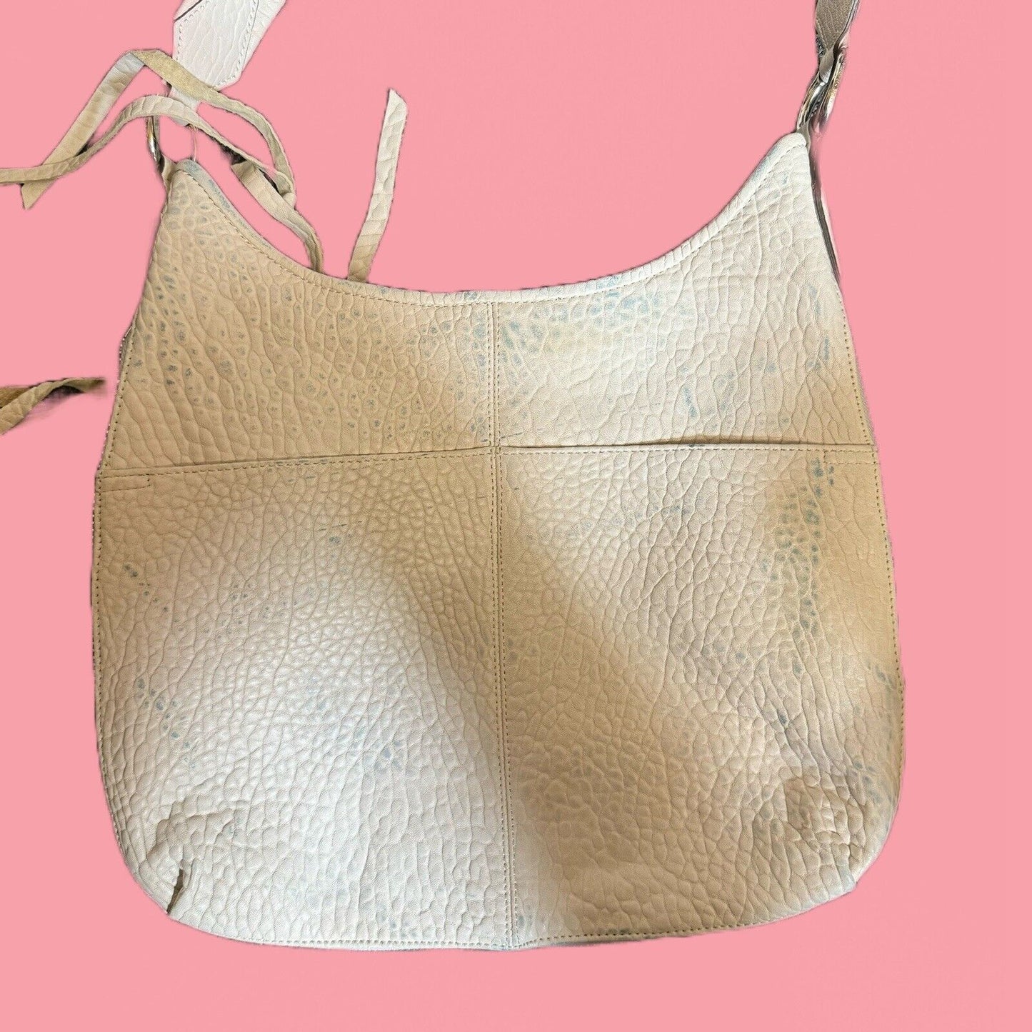 Aimee Kestenberg Bubble Lamb Expandable Hobo - Good Times White