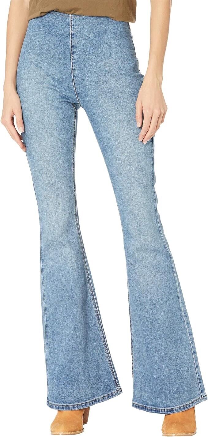 Rock and Roll Cowgirl High-Rise Flare Bargain Bell,WPH8172 Medium Wash 32W X 34L