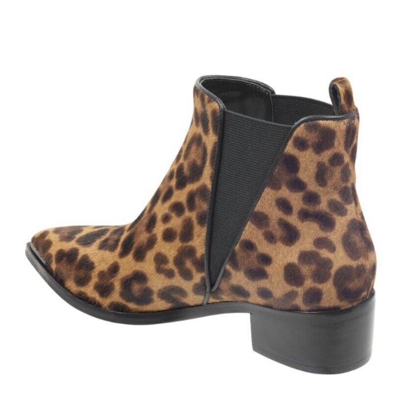 Marc Fisher Women's Animal Print Mlyalely Genuine Calf Hair Boot Sz 5M