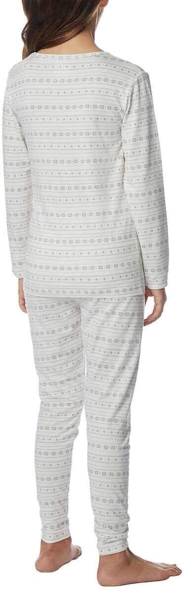 32 Degrees Heat Kids Long Sleeve Crew Neck&Legging Set (Diamond Snow - M- 8/10)