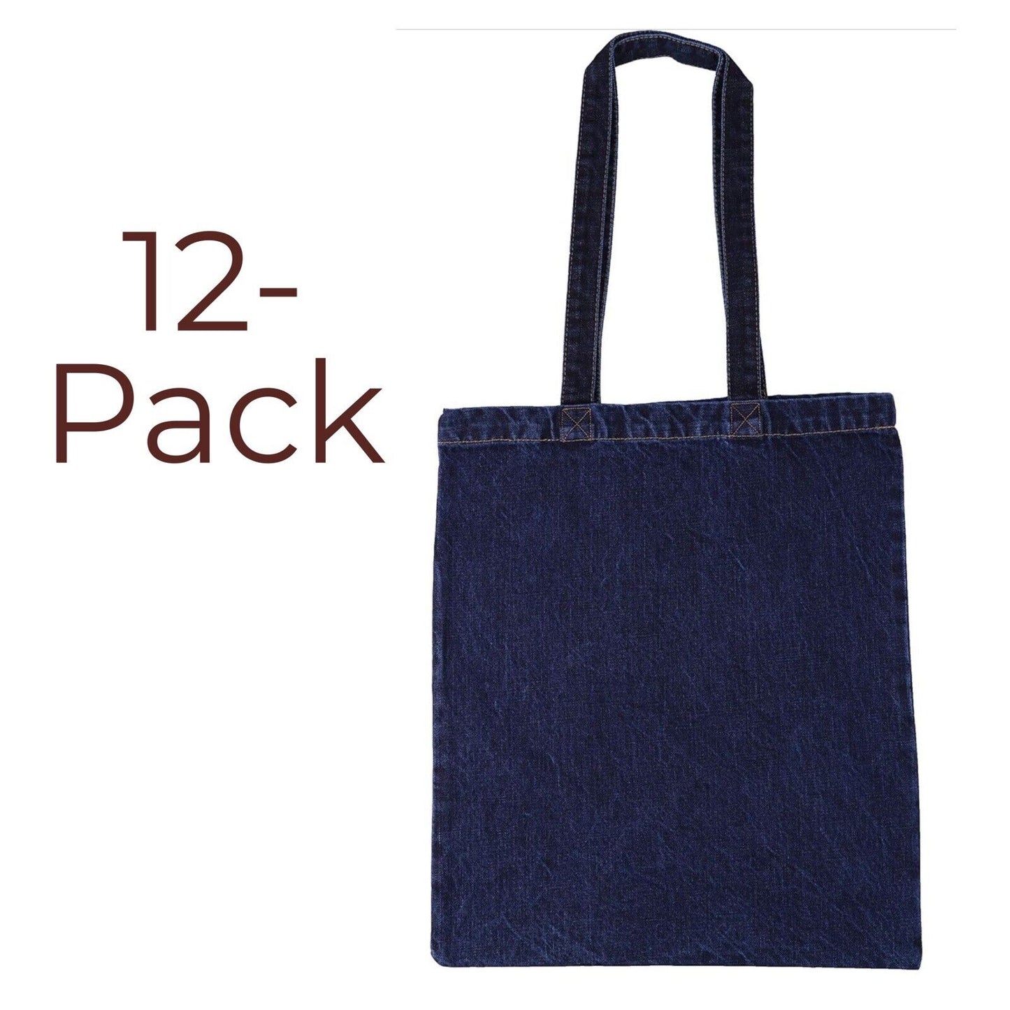 12 Pack Green Atmos Reusable  Indigo Pre washed heavy duty 16.5" X 15"