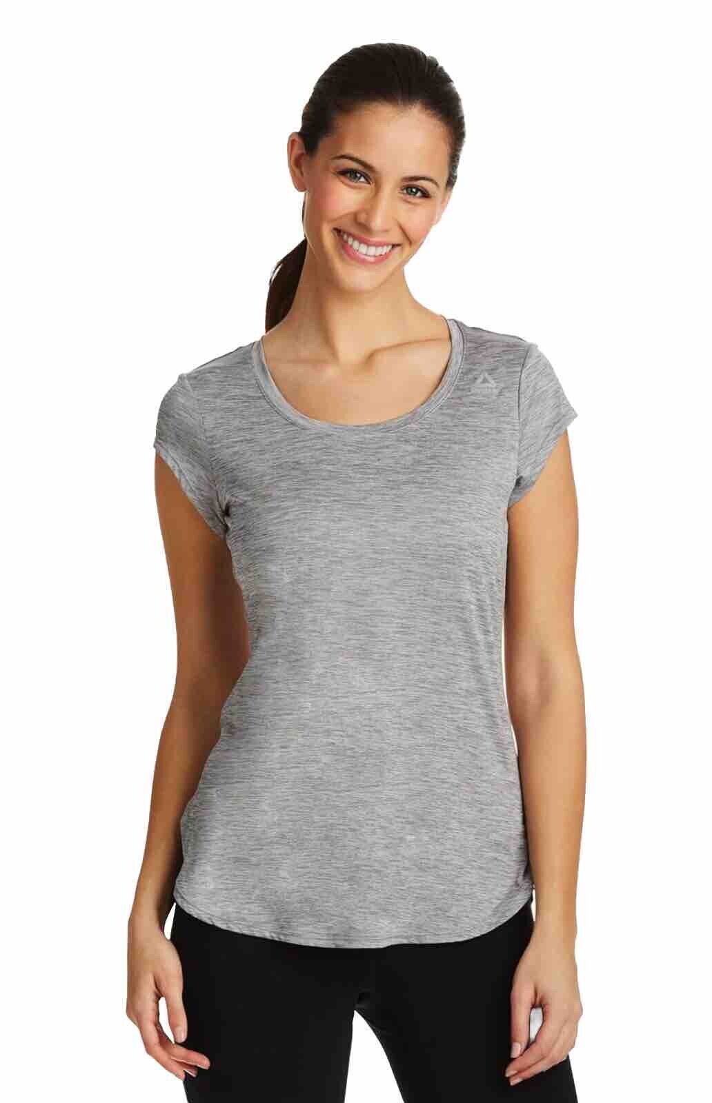 Reebok Women's Legend T-Shirt - Performance Short Sleeve Heather, Size Medium