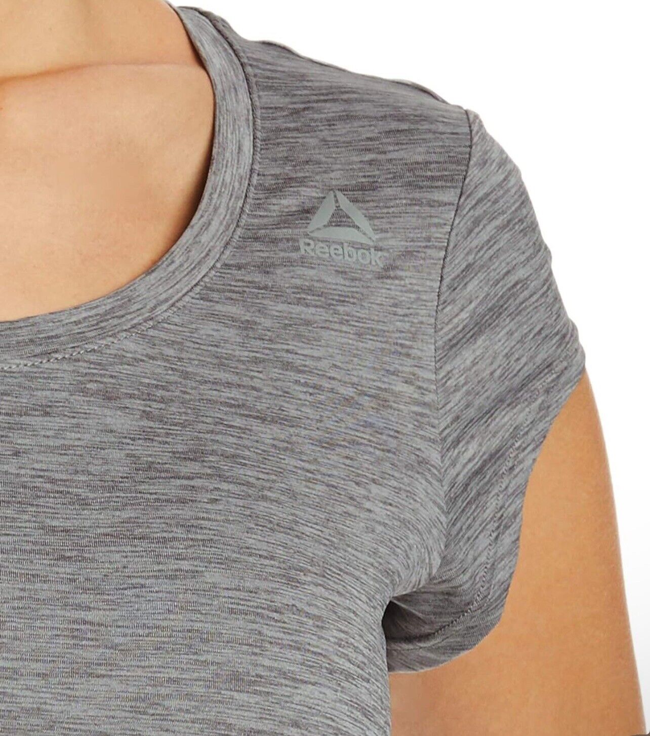 Reebok Women's Legend T-Shirt - Performance Short Sleeve Heather, Size Medium