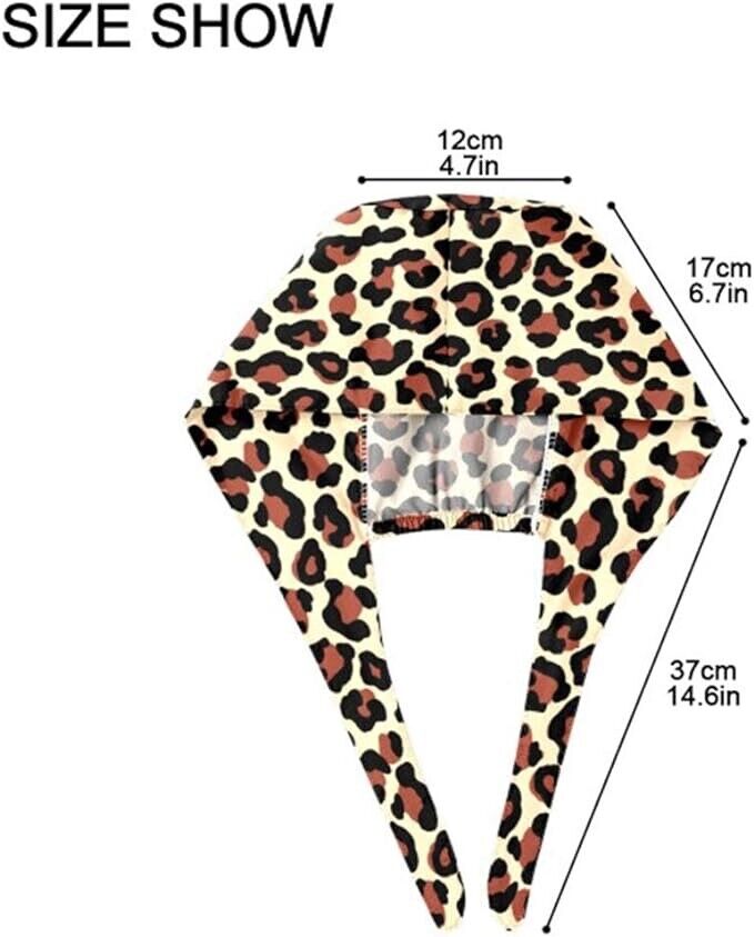 2Pcs Fashion Working Caps with Buttons Adjustable Sweatband Tie Back Working Hat