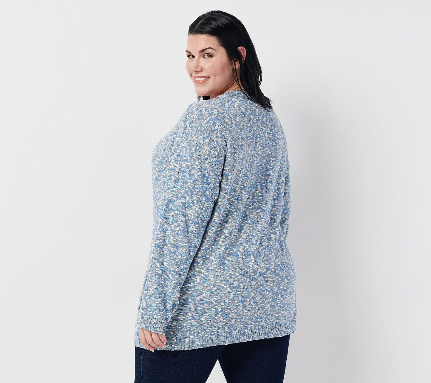 All Worthy Hunter McGrady Boyfriend Cardigan (Blue, Size XXS) A391931