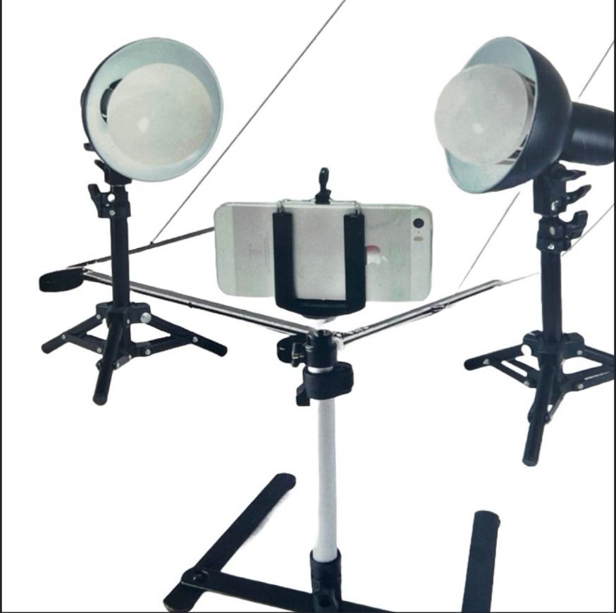 Photo Shoot Table with Lighting Kit