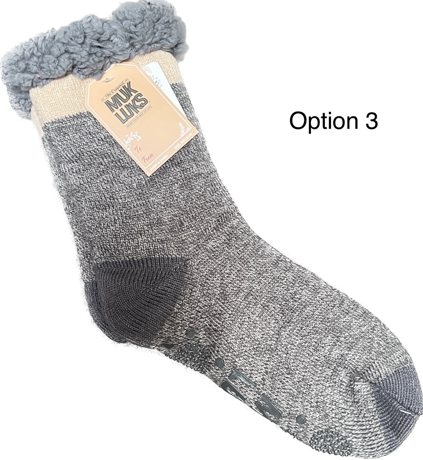 MUK LUKS Men's Aloe Infused Cabin Socks