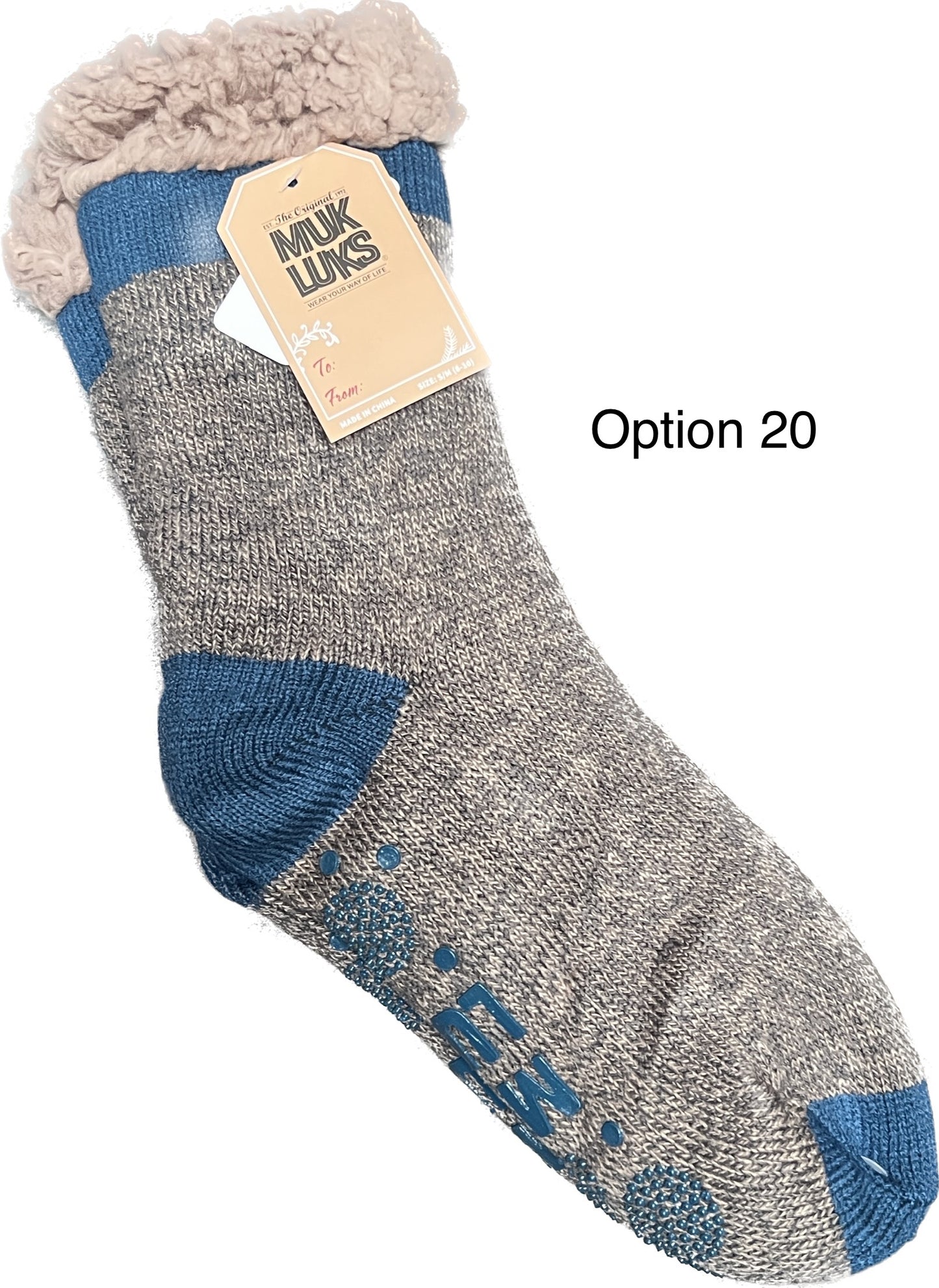 MUK LUKS Men's Aloe Infused Cabin Socks