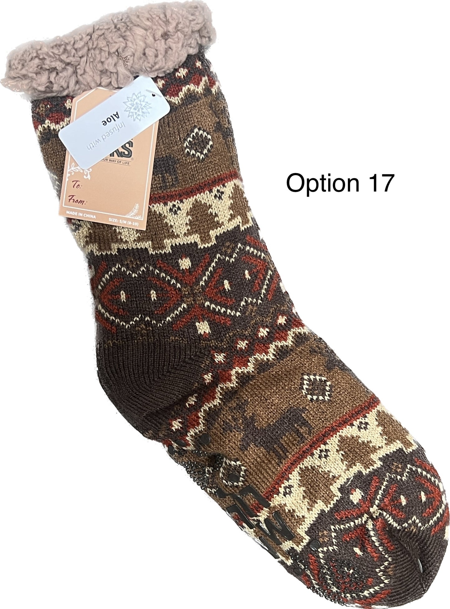 MUK LUKS Men's Aloe Infused Cabin Socks