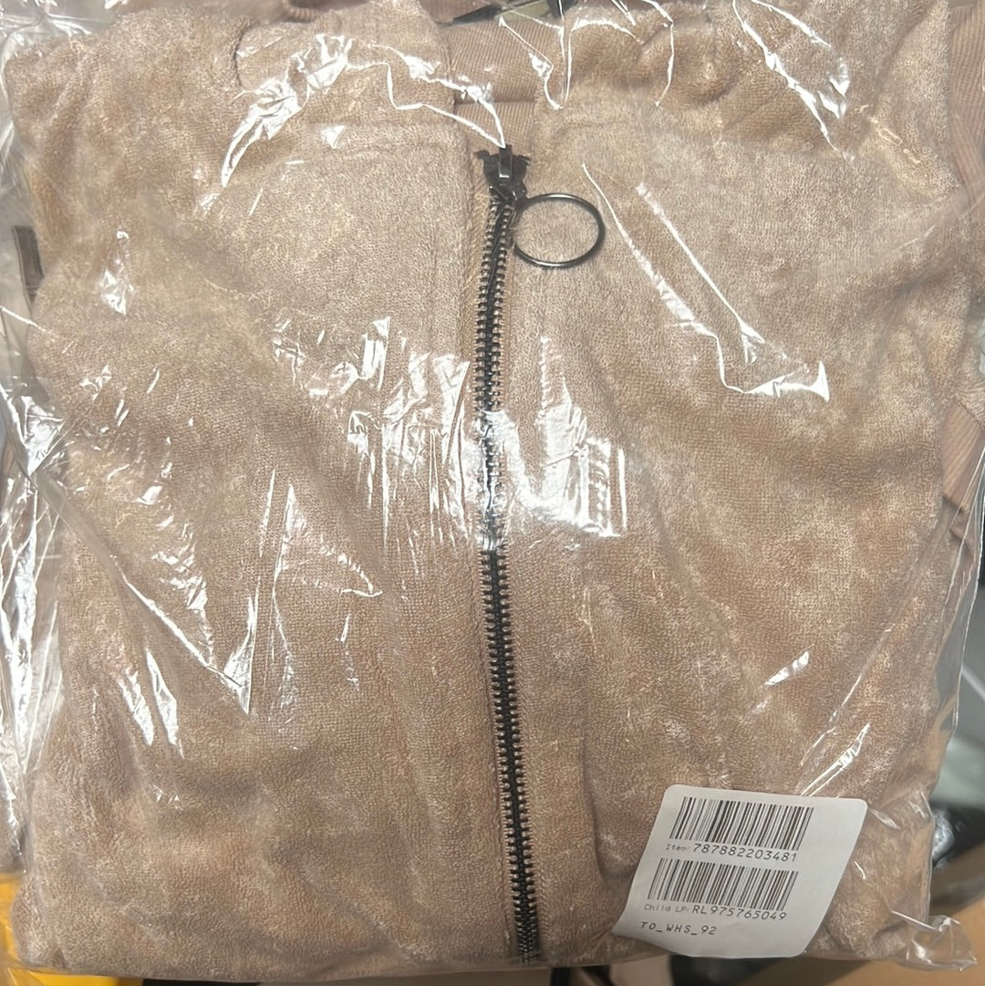 DG2 Downtime Terry Cloth Zip Women's Hoodie size Small