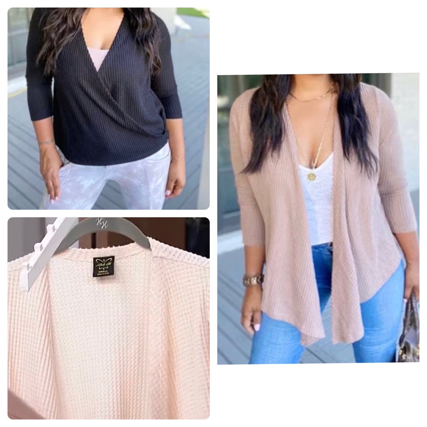 Laila Ali 3 Way Cardigan Women's different colors available