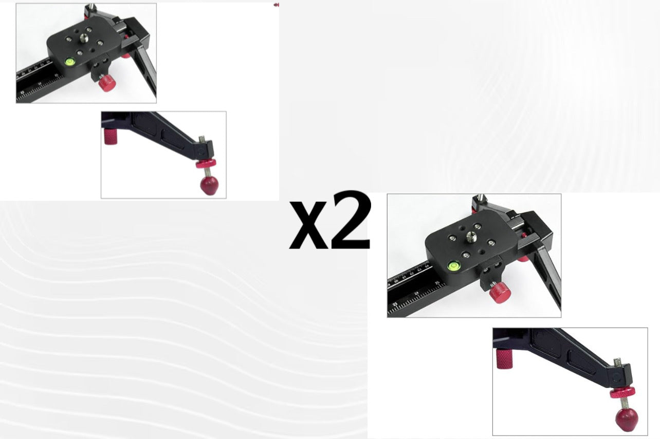 2X From 24 inch Camera Slide Dolly Track Color Red Best Offer