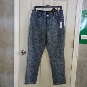 DG2 Diane Gilman Stretch Printed Skinny Jean-SIZE (0)765302