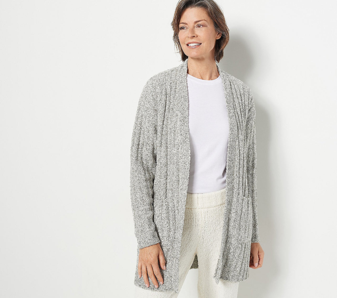 Modern Soul Women's Chenille Open Front Cardigan XXS