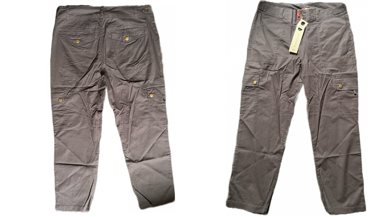 XCVI Wearables Women pants | Alfie Grey Crop size Small