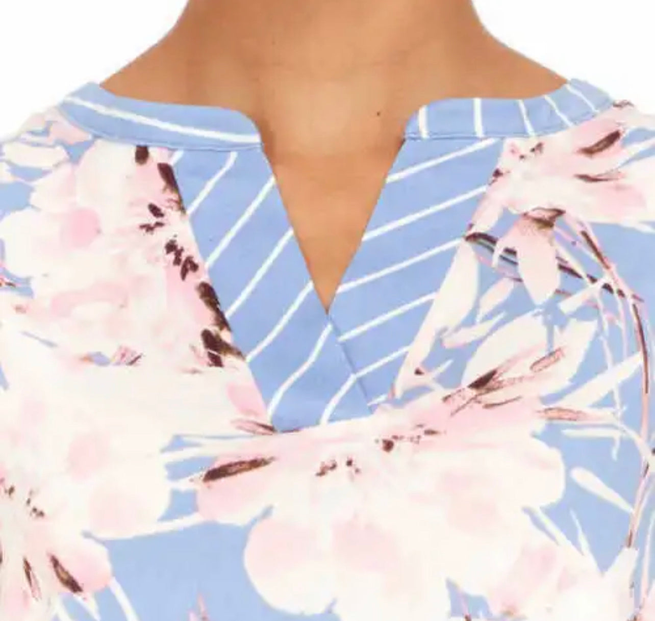 Flora Nikrooz, 2 Pc 3/4 Sleeve + Crop Pant PJ Set XS