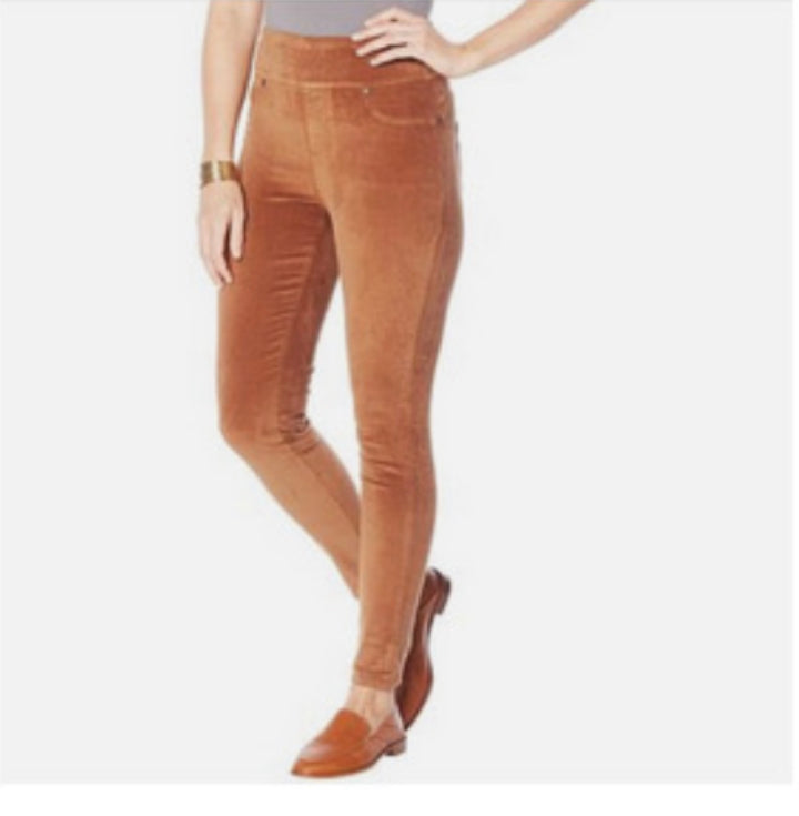 DG2 Diane Gilman Women’s Stretch Velvet Ultra Skinny Jean