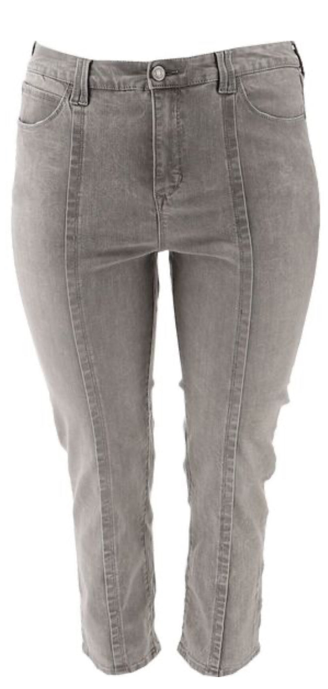Skinnygirl December High-Rise Slim Straight Jean.