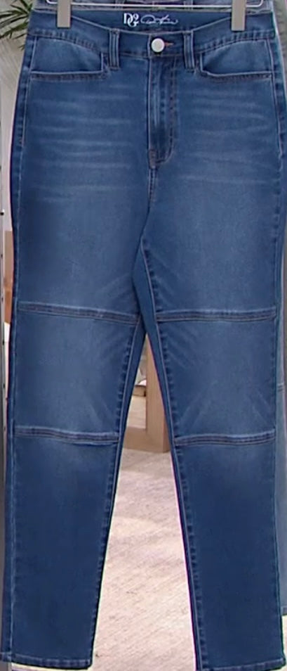 DG2 by Diane Gilman Virtual Stretch Moto-Style Skinny Jean Women’s