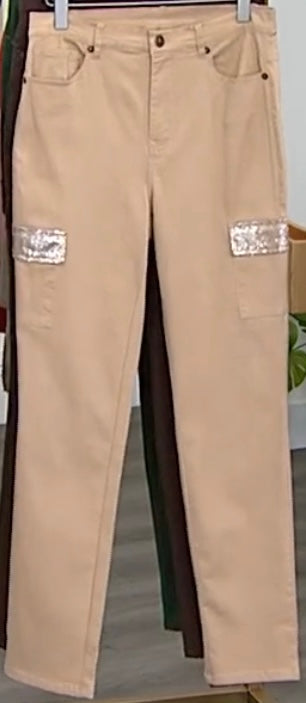 Dg2 by Diane Gilman Brushed Sateen Dream Cargo Pants