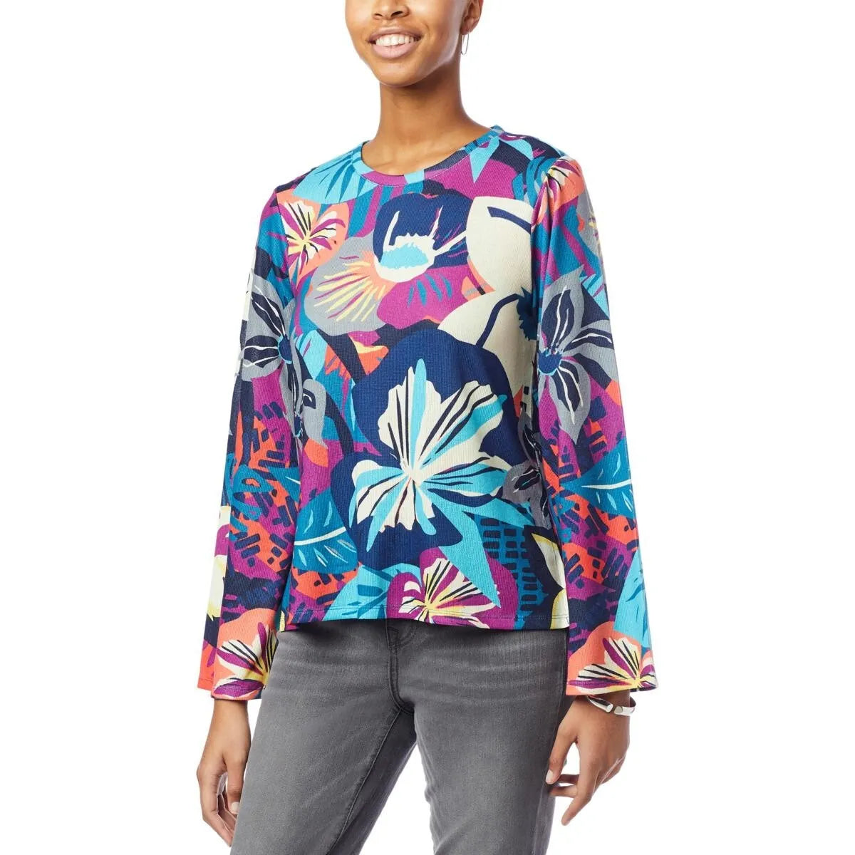 DG2 Diane Gilman Cut 'N' Sew Happy Sweater