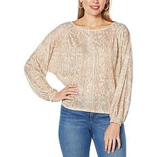 Skinnygirl Elena Long-Sleeve Dolman Blouse women's