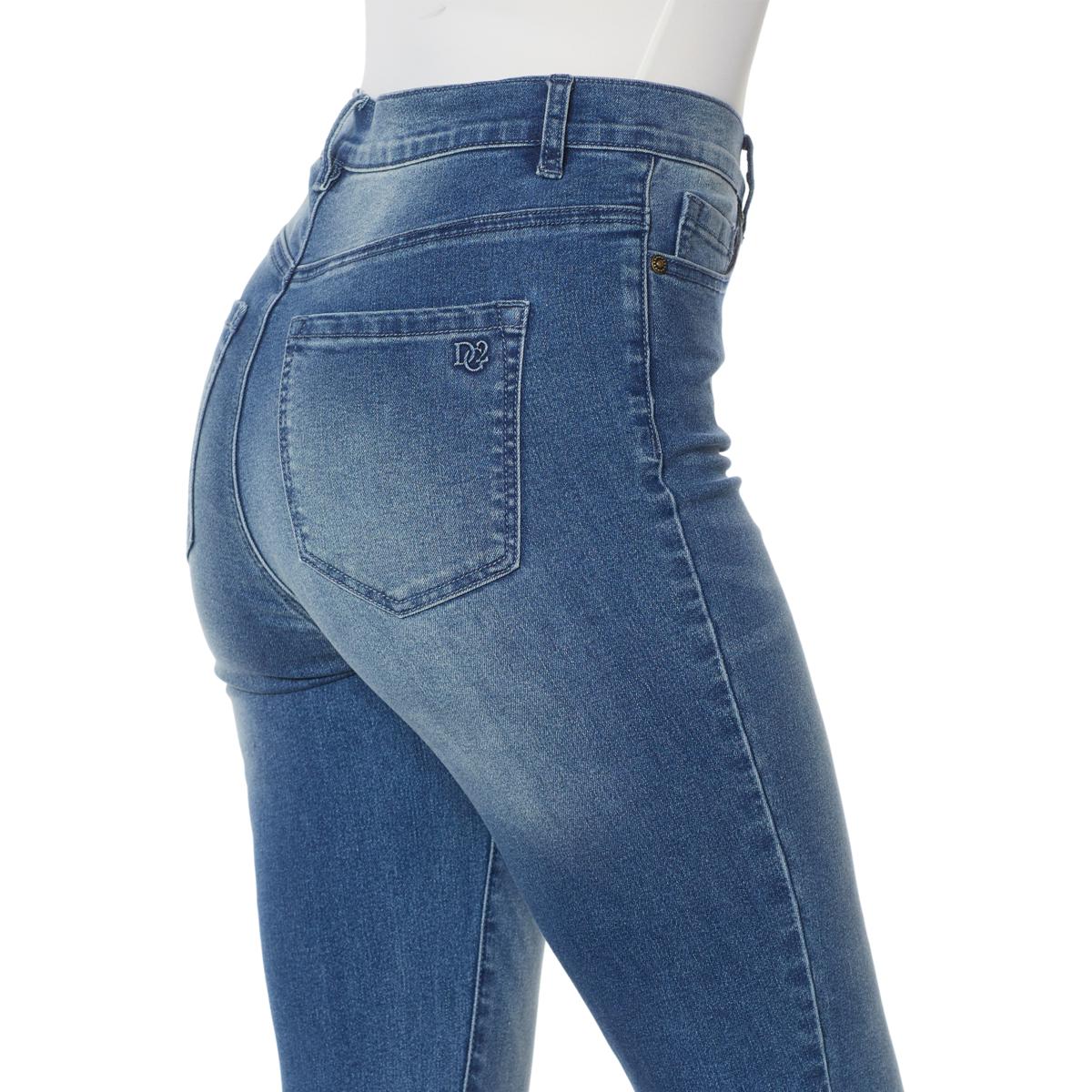 DG2 by Diane Gilman Women’s Embellished Hem Ankle Skinny Jean