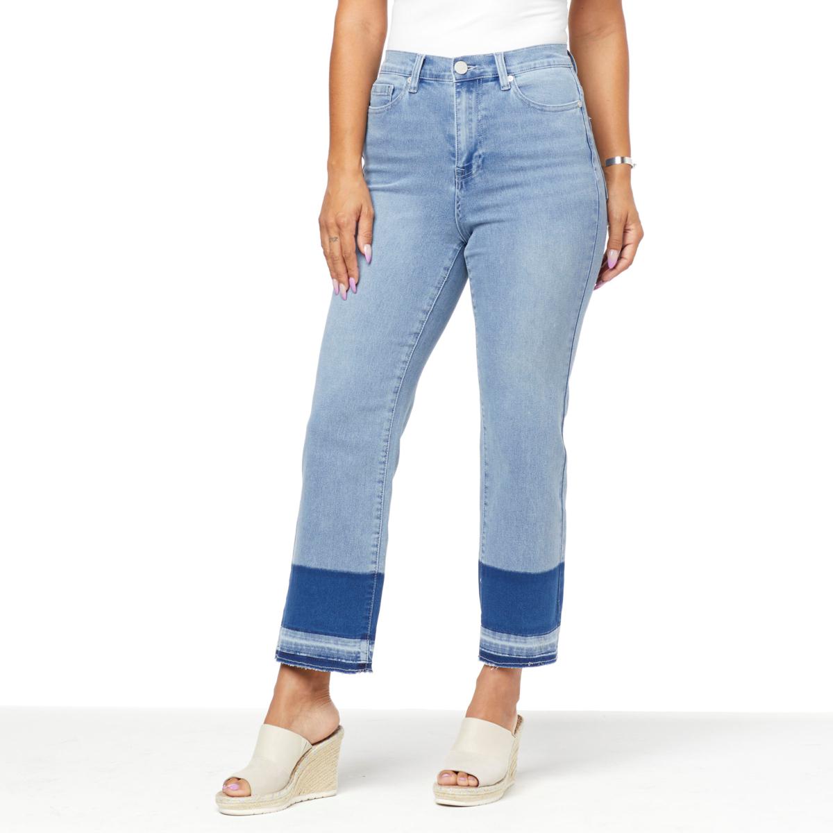 DG2 by Diane Gilman Virtual Stretch Cropped Wide-Leg Jean