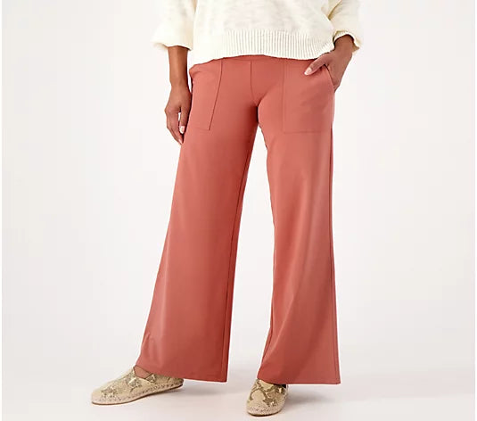 Women with Control Regular Tummy Control Wide Leg Pants