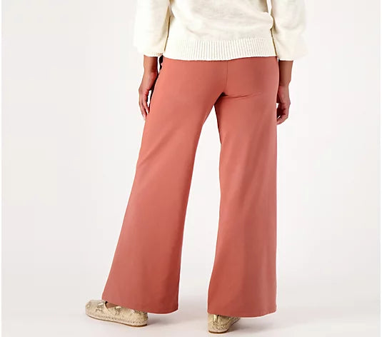 Women with Control Regular Tummy Control Wide Leg Pants