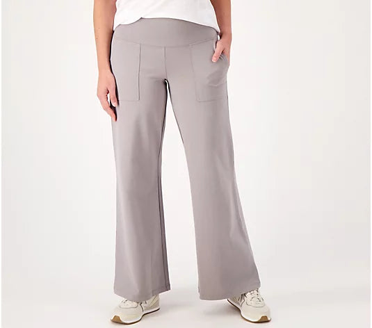 Women with Control Regular Tummy Control Wide Leg Pants